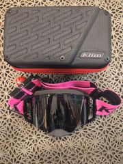 Edge eFire Goggle - svart/rosa